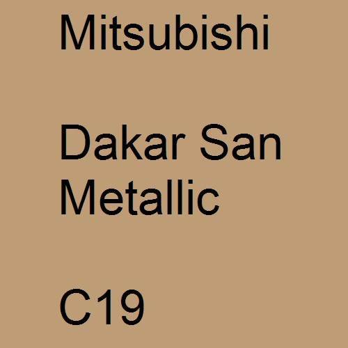 Mitsubishi, Dakar San Metallic, C19.